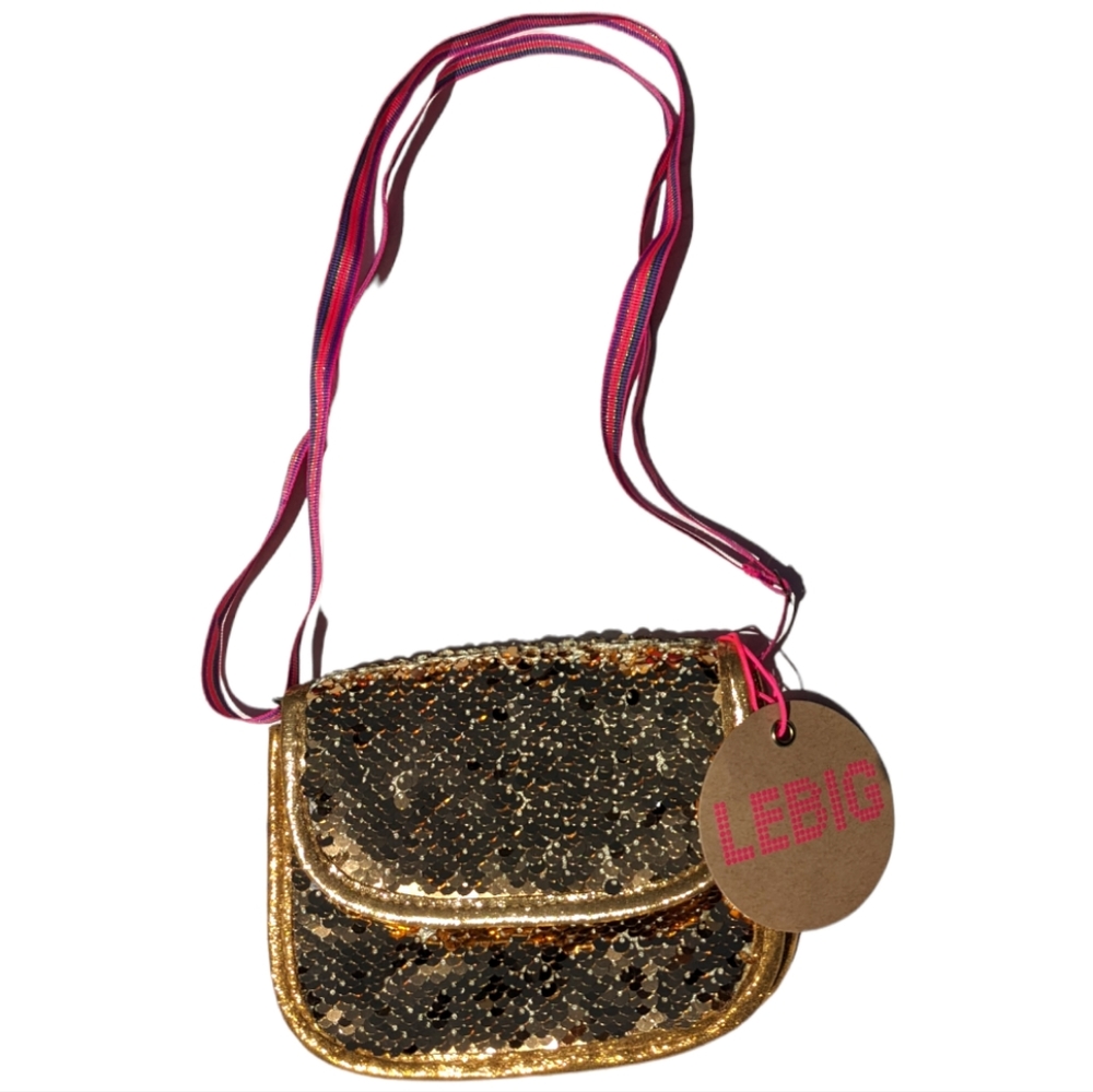 LEBIG Gold/Silver Sequin Laura Bag